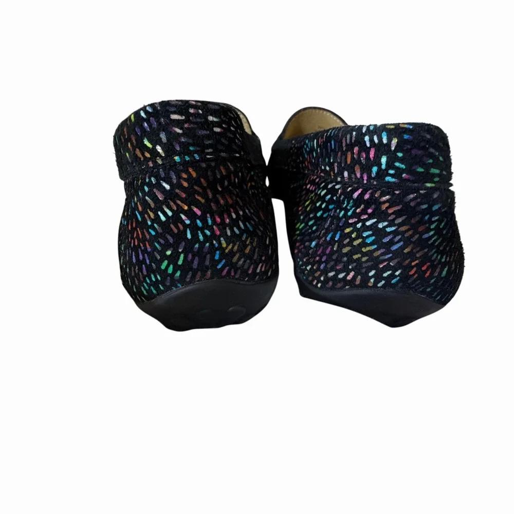 VANELi Venetian Loafers Multicolor Confetti Print Slip On Comfort Shoes Sz 6M